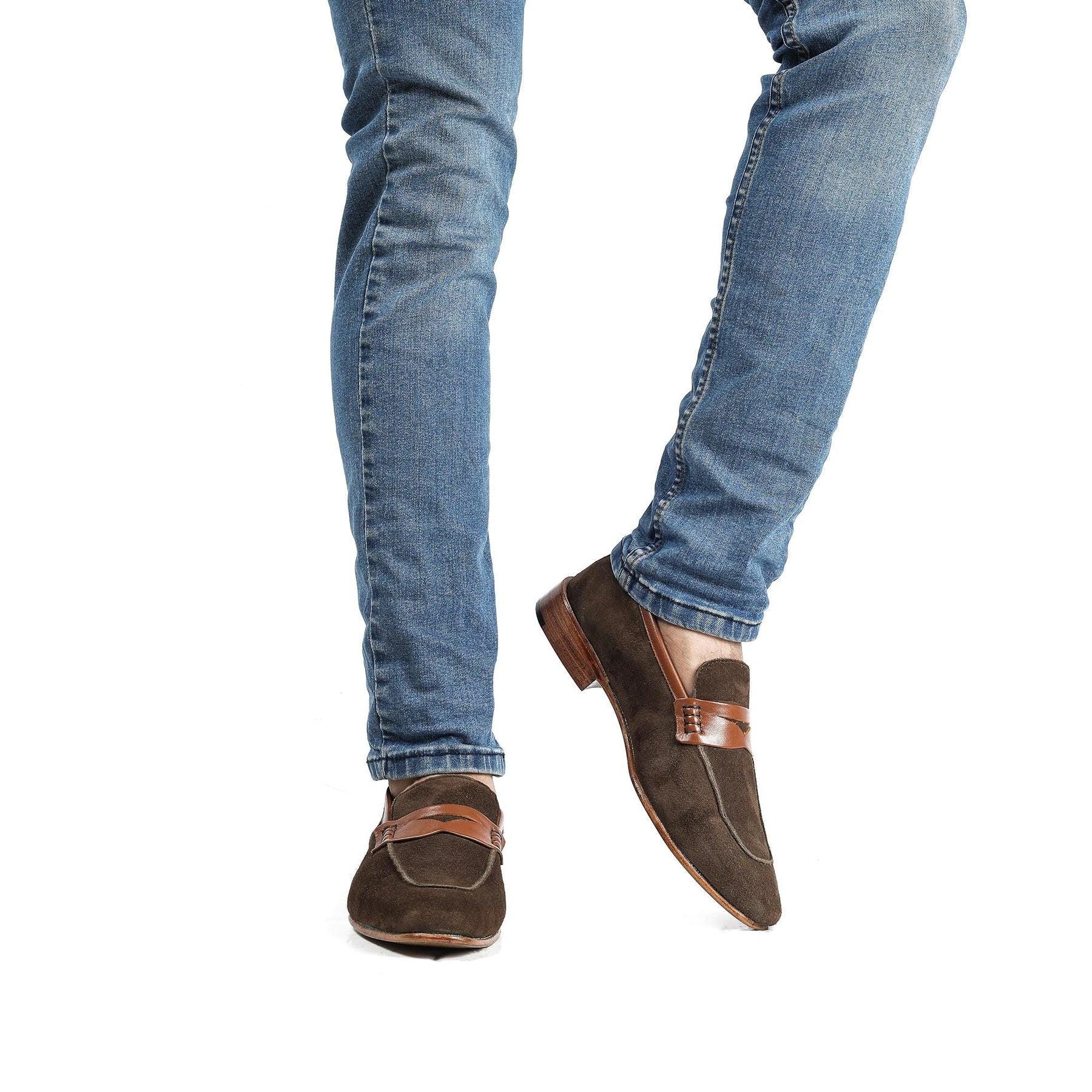 Men's Suede Shoes: Loafers And Derby Styles Tan